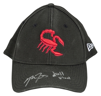 2011 Mike Trout Minor League/Scorpions Signed and Inscribed Game Used Hat (Trout LOA / JSA)